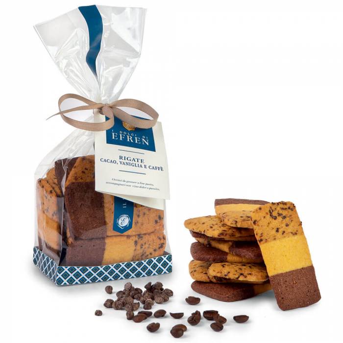 Rigate vaniglia cacao e caffè Efren (200 gr)
